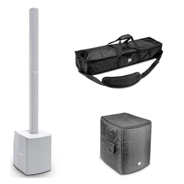 Ld Systems -Pack- Sistema De Sonido Maui 28 G2 W Blanco con Fundas para Columna y Subwoofer 1