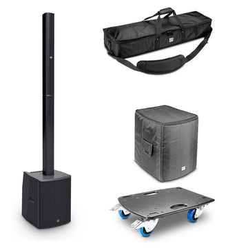 Ld Systems -Pack- Sistema de Sonido Maui 28 G2 Negro con Fundas y Plataforma 1