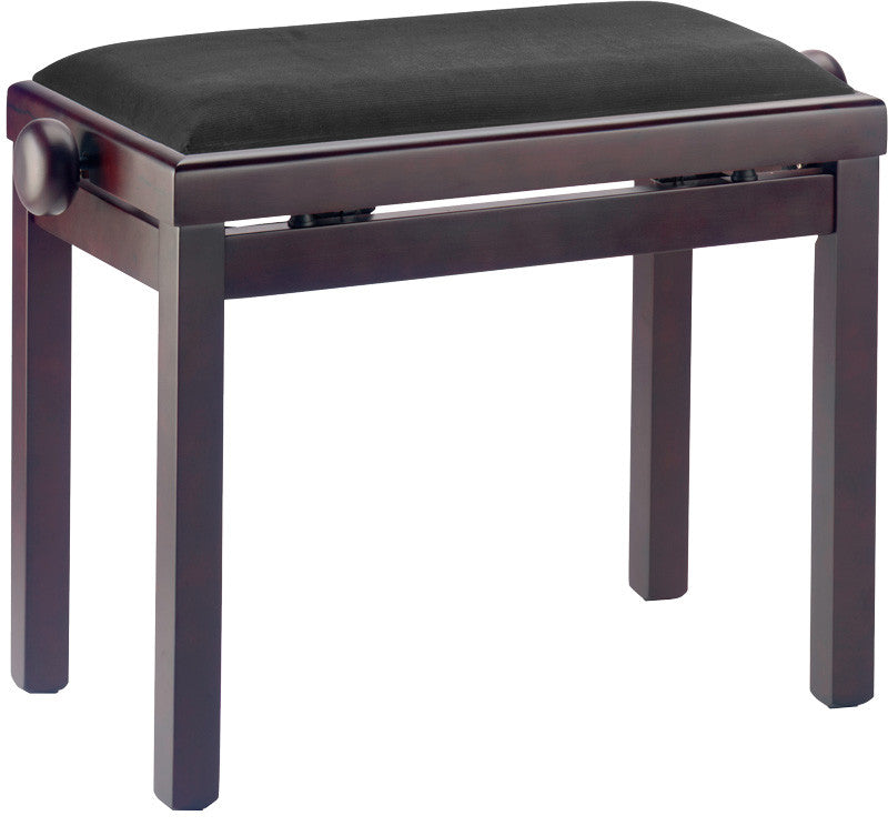 Auvisa PB003 X24PMTN Banqueta Piano Palisandro Mate Asiento Negro 1