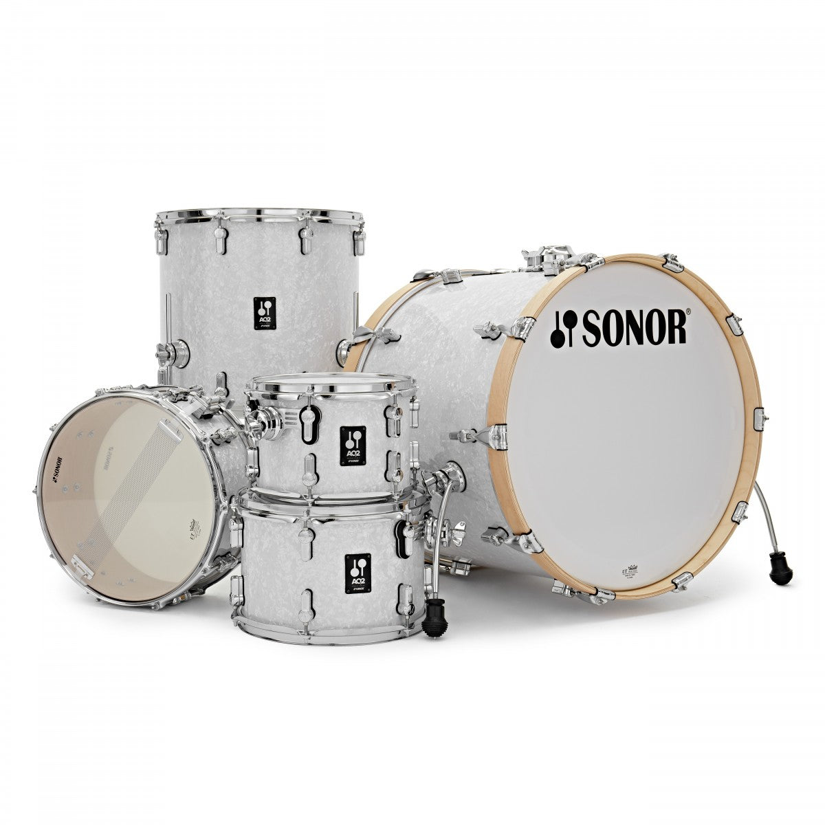 Sonor AQ2 Stage Set WHP Batería Acústica White Pearl 22