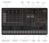 IK Multimedia Uno Synth Teclado Sintetizador Analógico 11