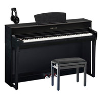 Yamaha -Pack- CLP735B Piano Digital Negro + Banqueta y Auriculares 1