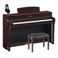 Yamaha -Pack- CLP745R Piano Digital Palosanto + Banqueta y Auriculares. Demo 1