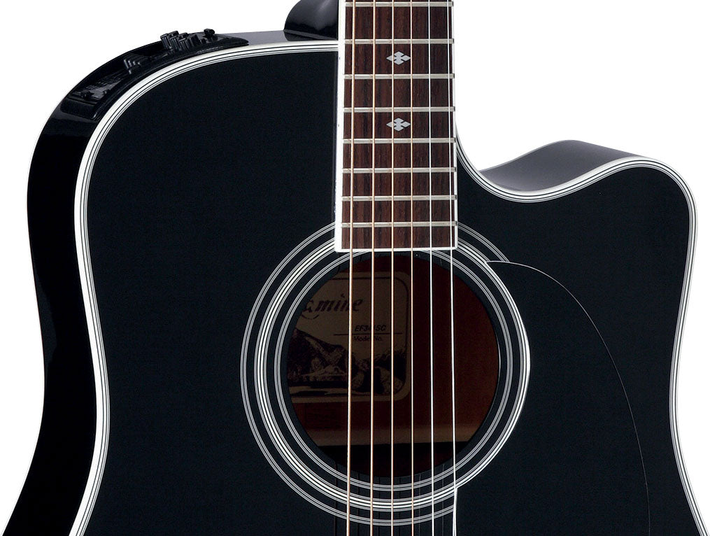 Takamine EF341SC Legacy Guitarra Electroacústica Dreadnought Negra 3