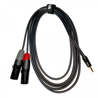 Enova Ec-A3-PSMXLM-1 Cable Minijack Estéreo a 2 X XLR Macho 1 Metro 1