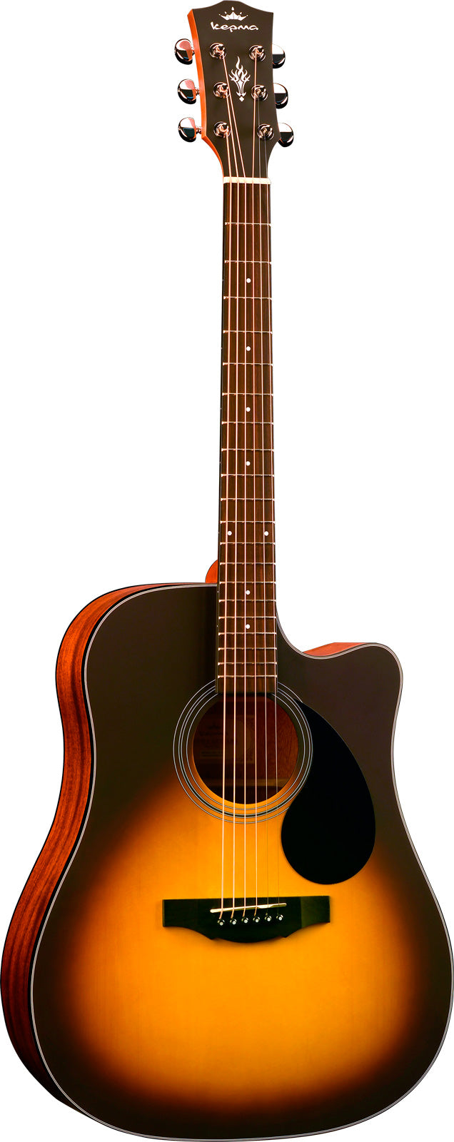 Kepma EDC SB Plytone Guitarra Acústica Dreadnought Sunburst 1