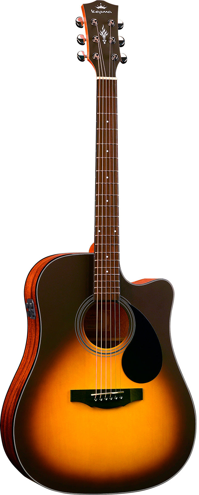 Kepma EDCE K10 SB Plytone Guitarra Electroacústica Dreadnought Sunburst 1