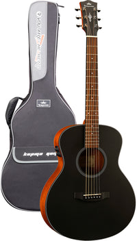 Kepma ES36E K10 BK Travel Guitarra Electroacústica Mini Orquesta Negra 1