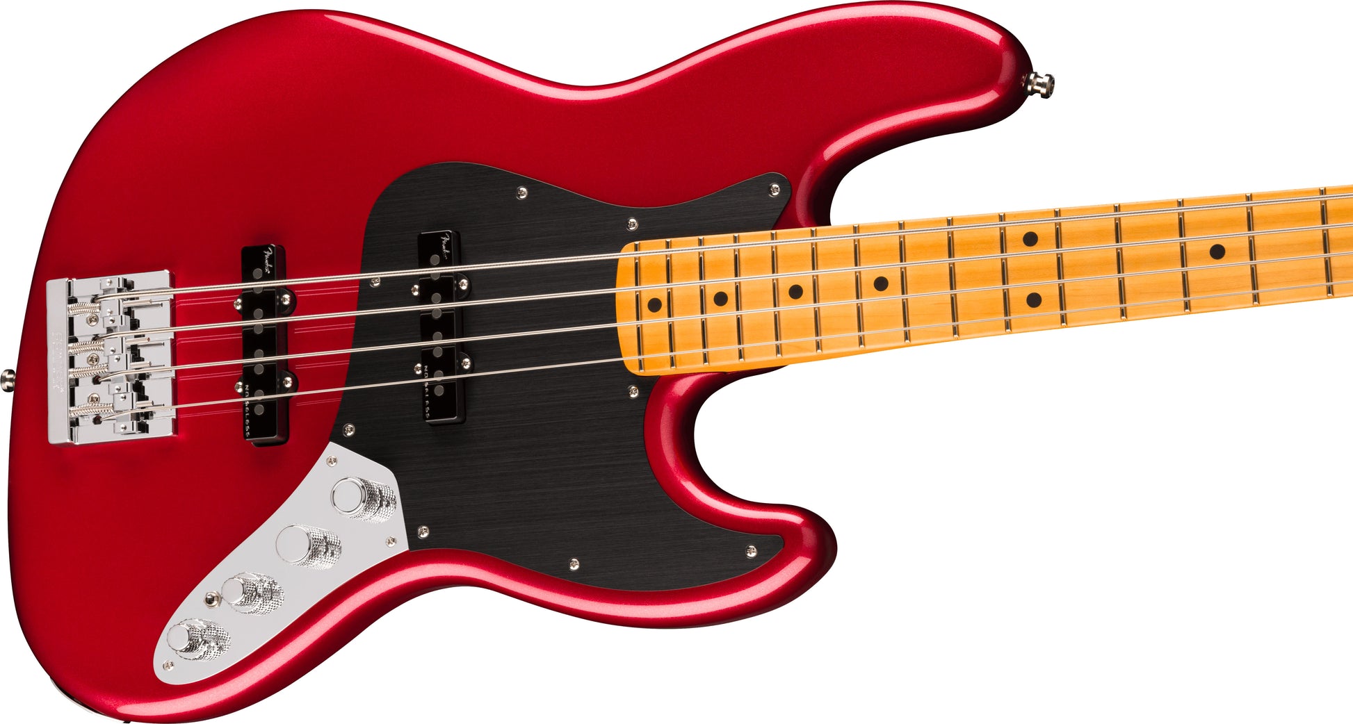 Fender American Ultra II Jazz Bass MN Bajo Eléctrico Sinister Red 3