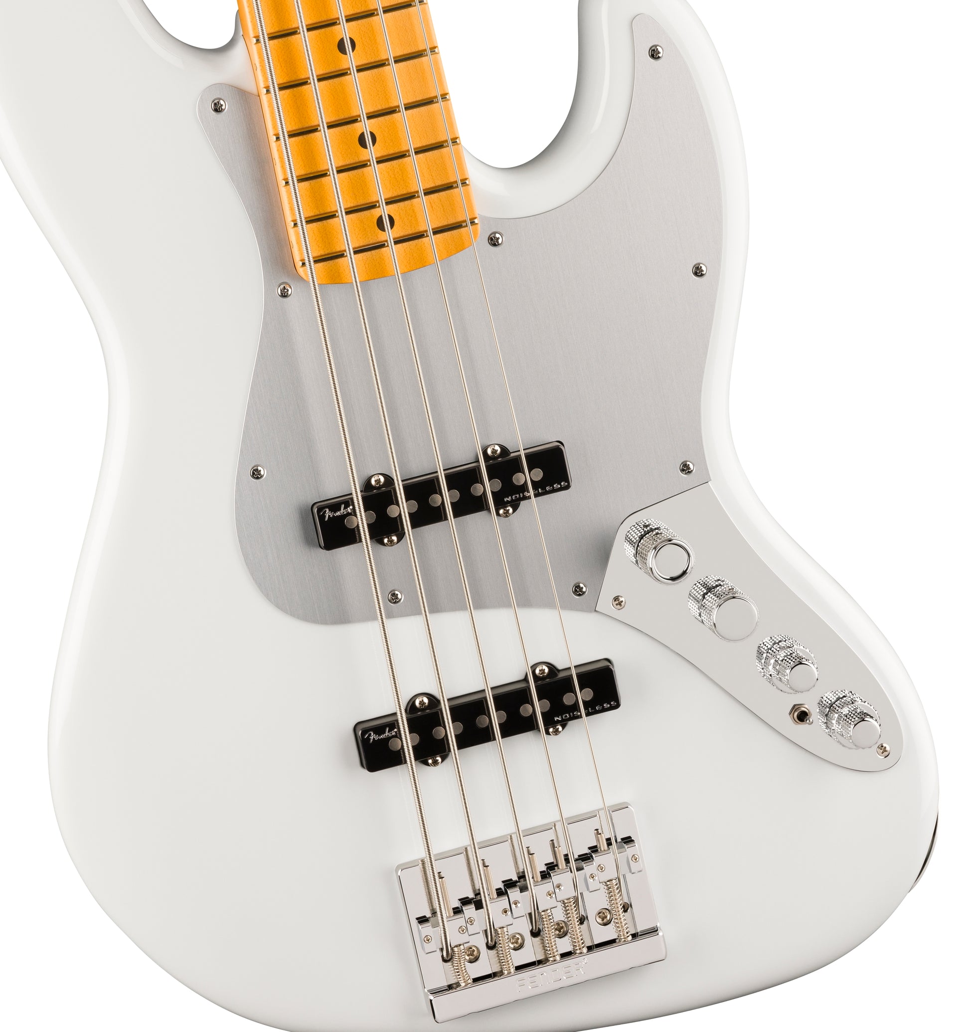 Fender American Ultra II Jazz Bass V MN Bajo Eléctrico 5 Cuerdas Avalanche 4