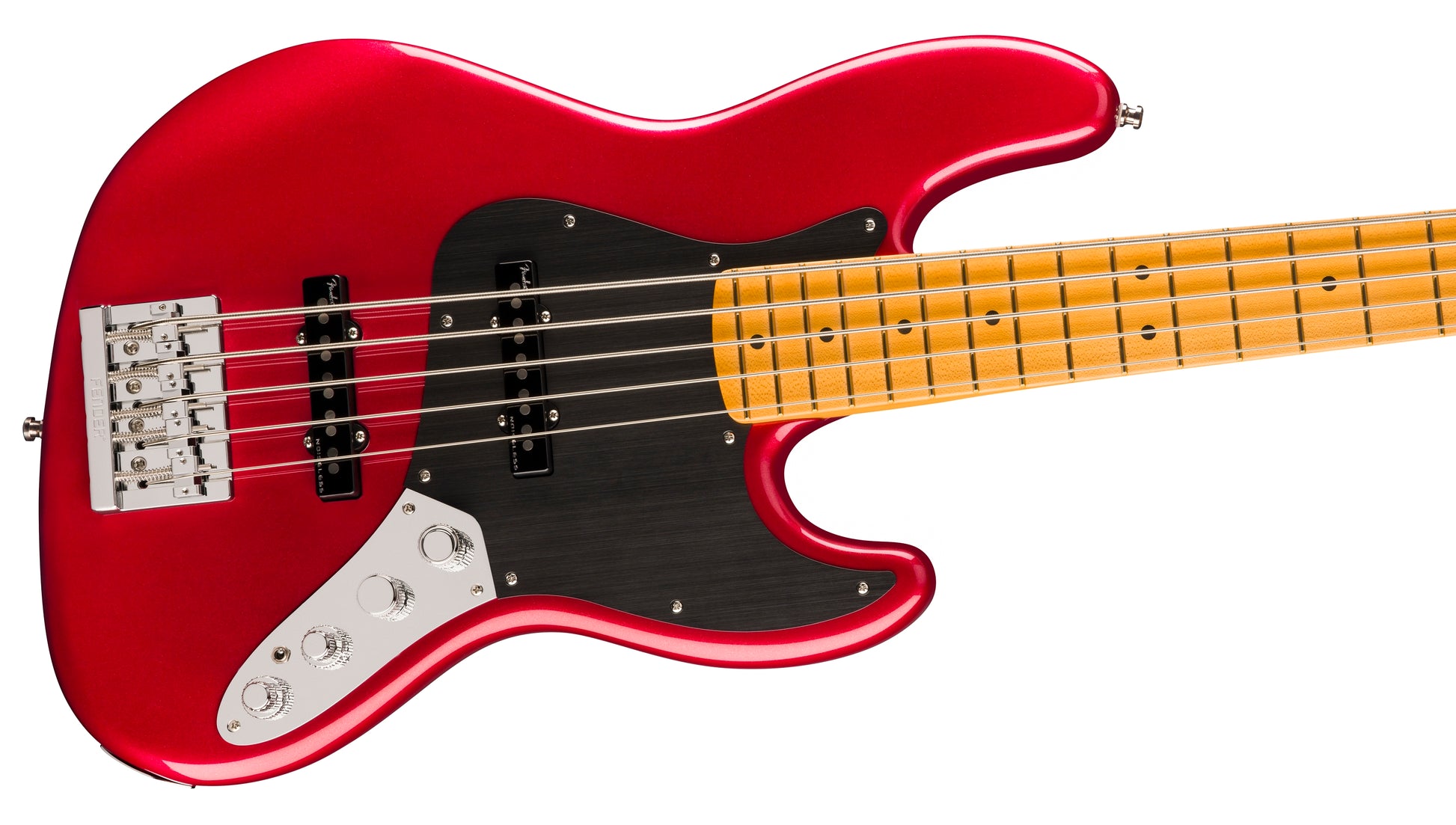 Fender American Ultra II Jazz Bass V MN Bajo Eléctrico 5 Cuerdas Sinister Red 3