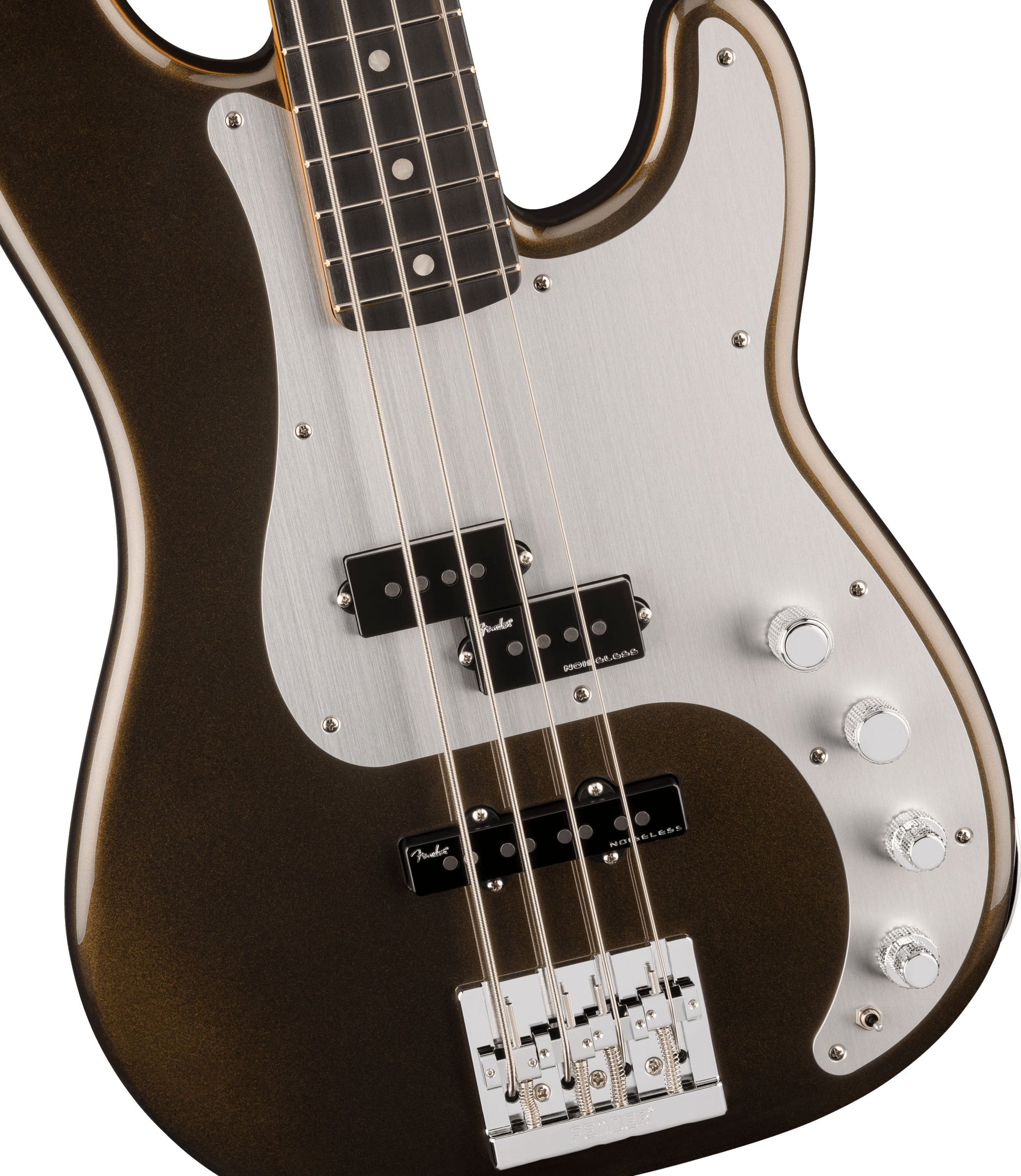 Fender American Ultra II Precision Bass EB Bajo Eléctrico Texas Tea 4