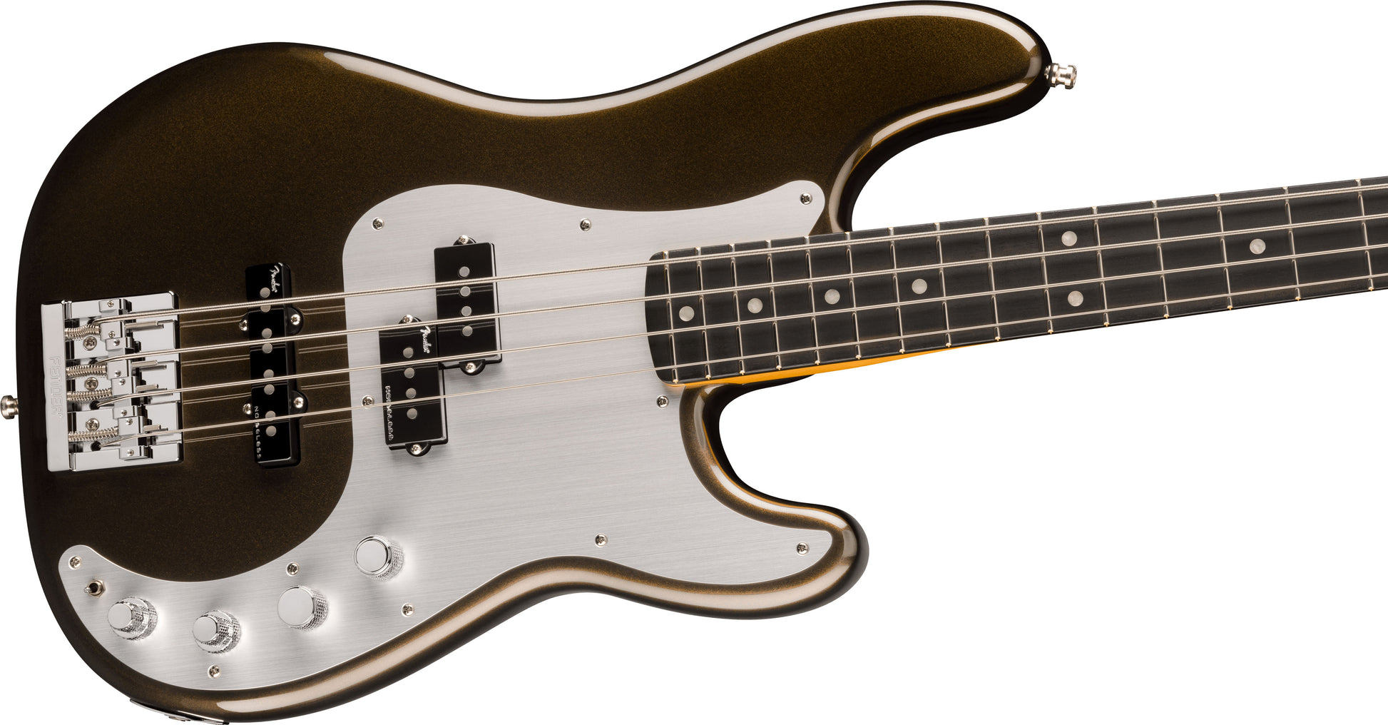 Fender American Ultra II Precision Bass EB Bajo Eléctrico Texas Tea 3