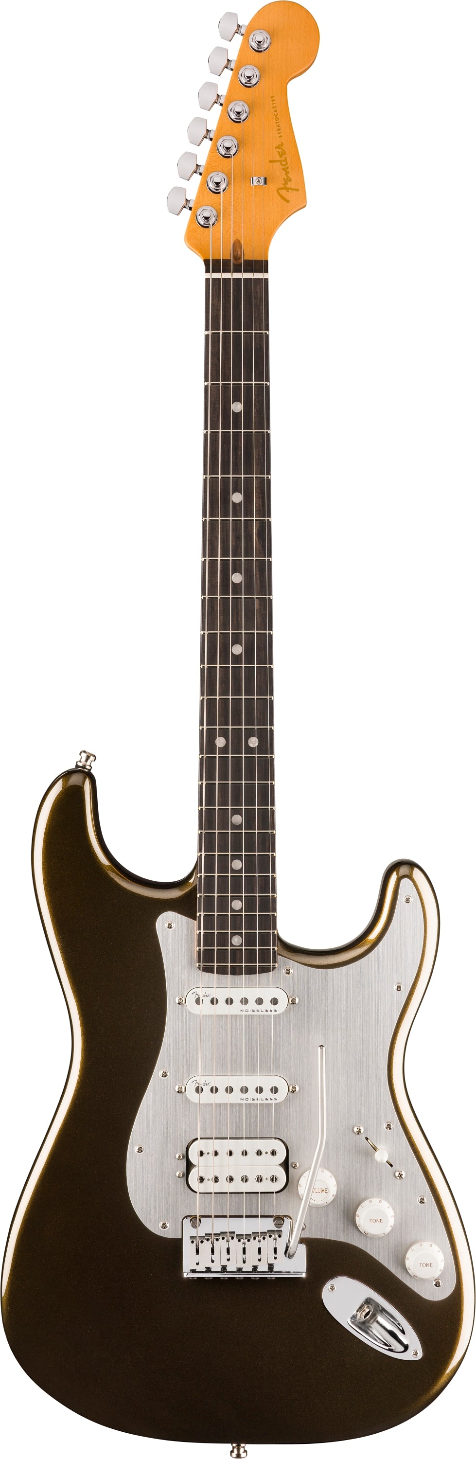 Fender American Ultra II Stratocaster HSS EB Guitarra Eléctrica Texas Tea 1