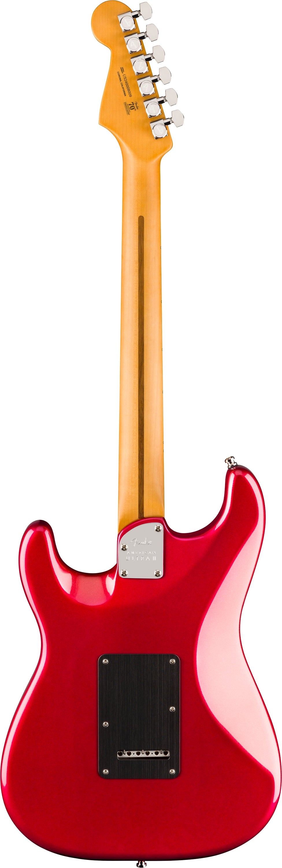 Fender American Ultra II Stratocaster MN Guitarra Eléctrica Sinister Red 2