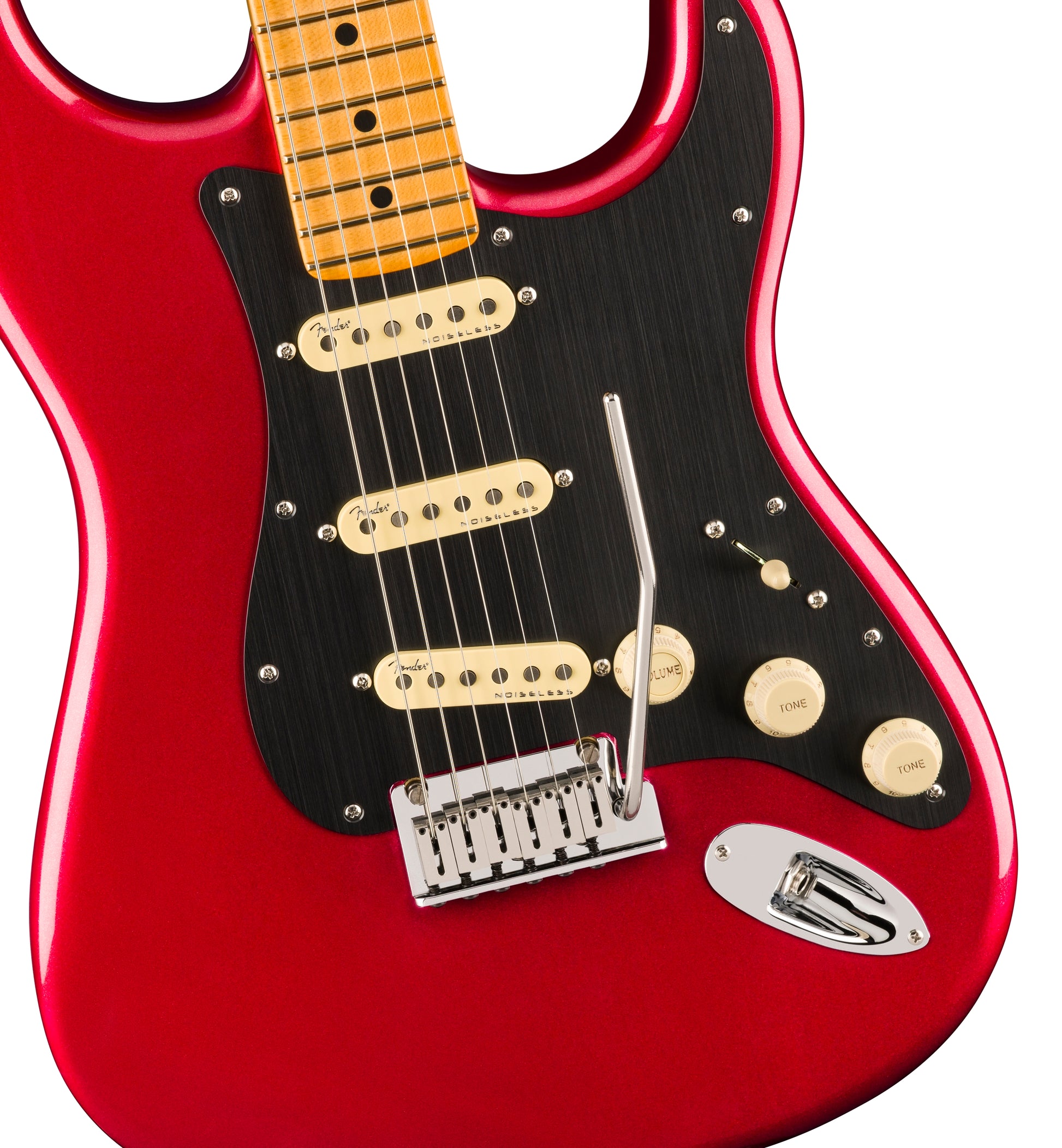 Fender American Ultra II Stratocaster MN Guitarra Eléctrica Sinister Red 4