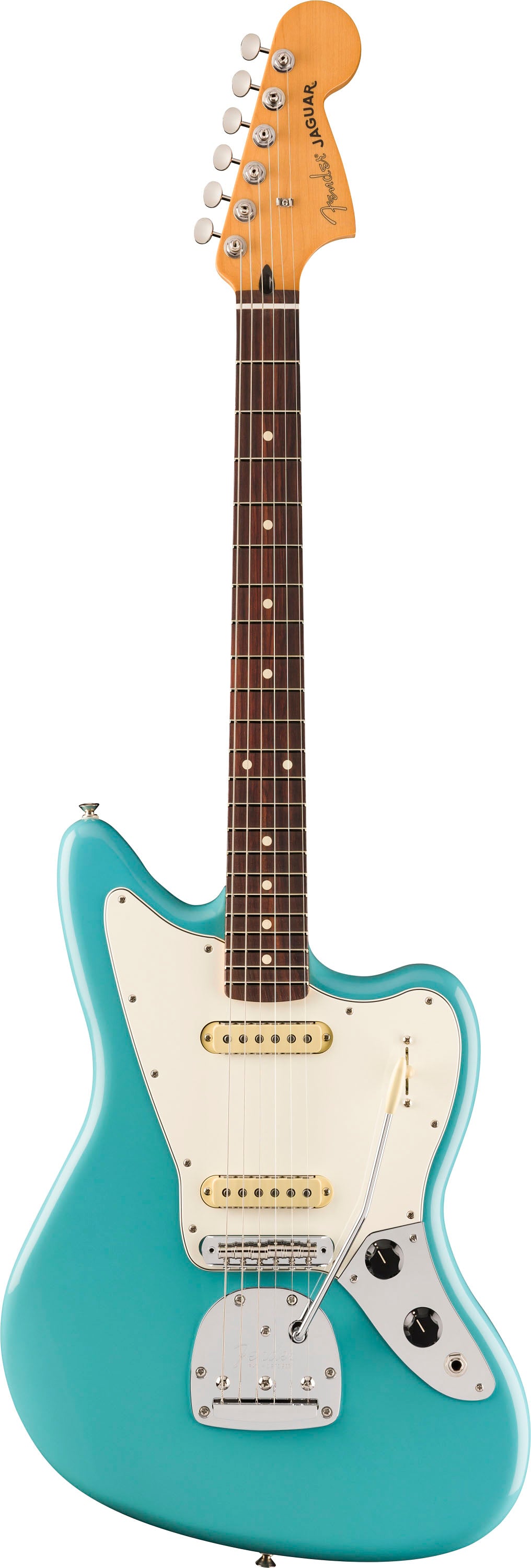 Fender Player II Jaguar RW Guitarra Eléctrica Aquatone Blue 1