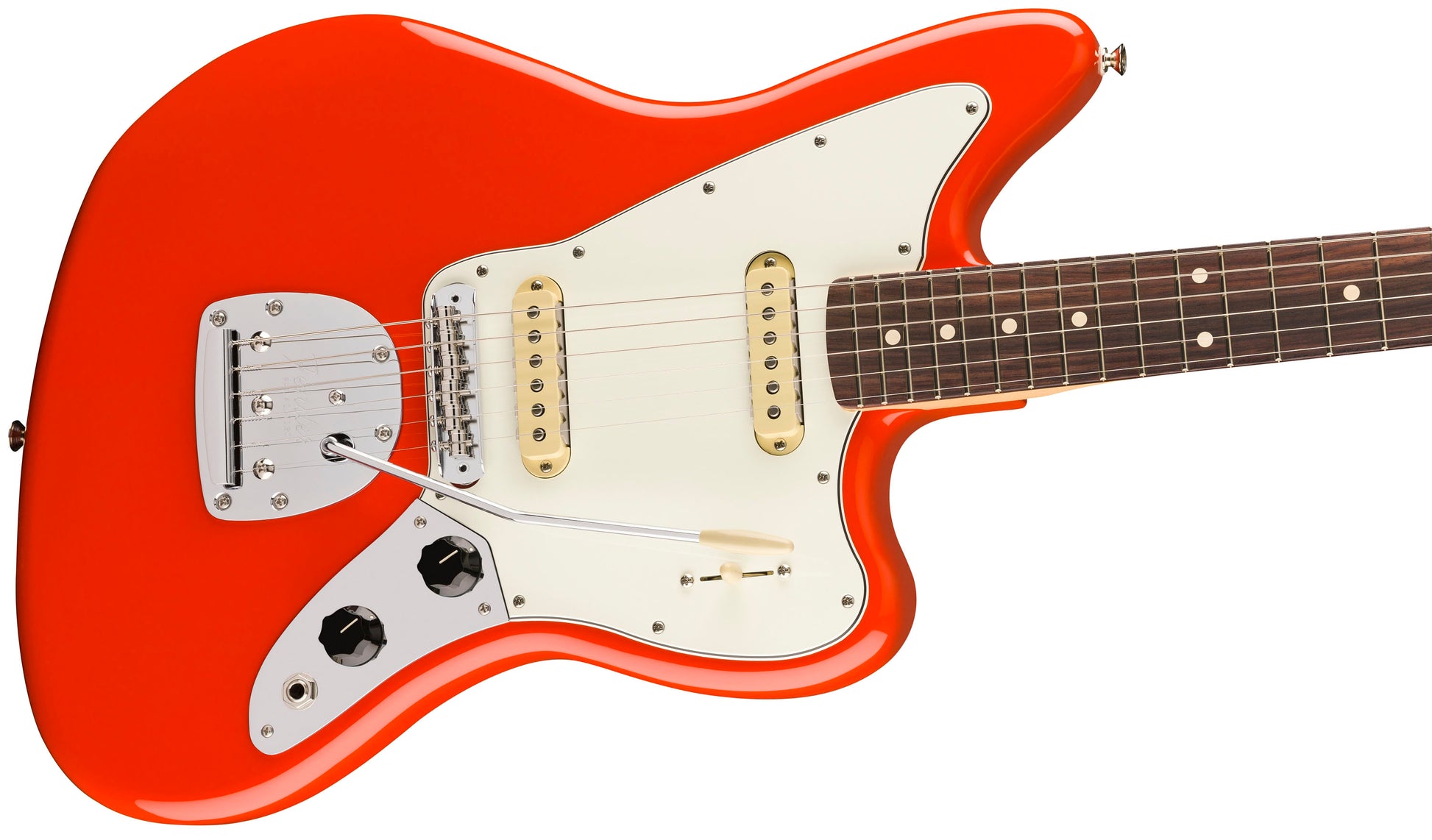 Fender Player II Jaguar RW Guitarra Eléctrica Coral Red 3