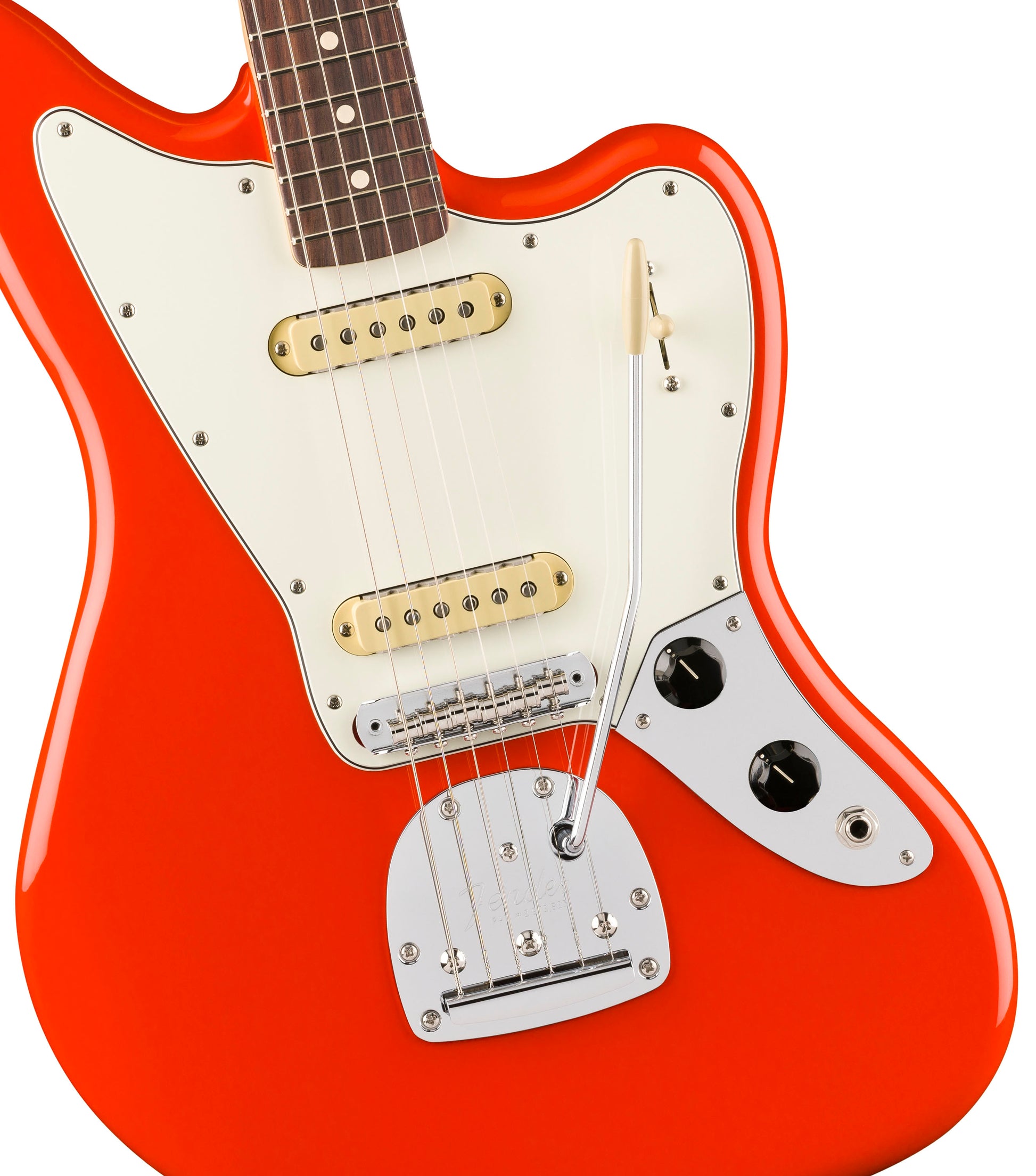 Fender Player II Jaguar RW Guitarra Eléctrica Coral Red 4