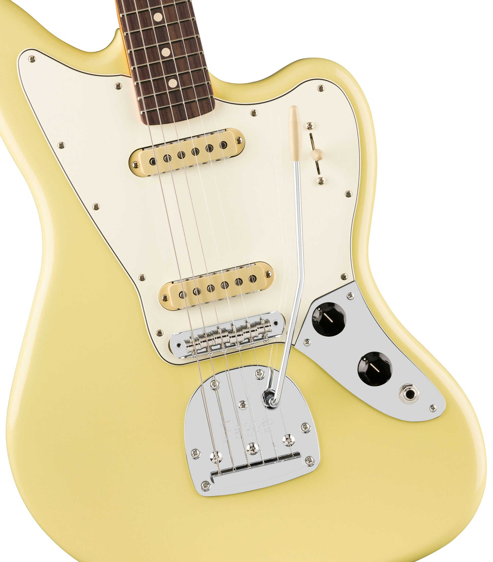 Fender Player II Jaguar RW Guitarra Eléctrica Hialeah Yellow 4