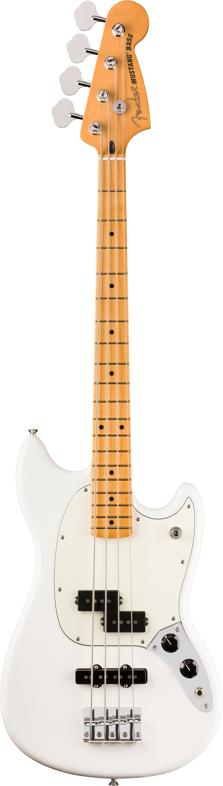 Fender Player II Mustang Bass PJ MN Bajo Eléctrico Polar White 1