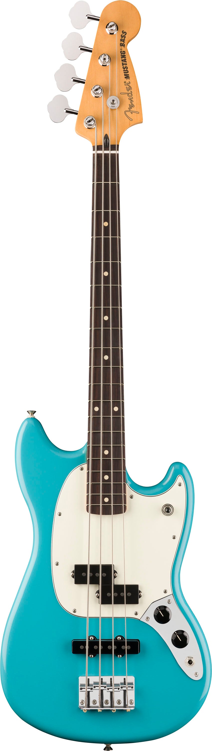 Fender Player II Mustang Bass PJ RW Bajo Eléctrico Aquatone Blue 1