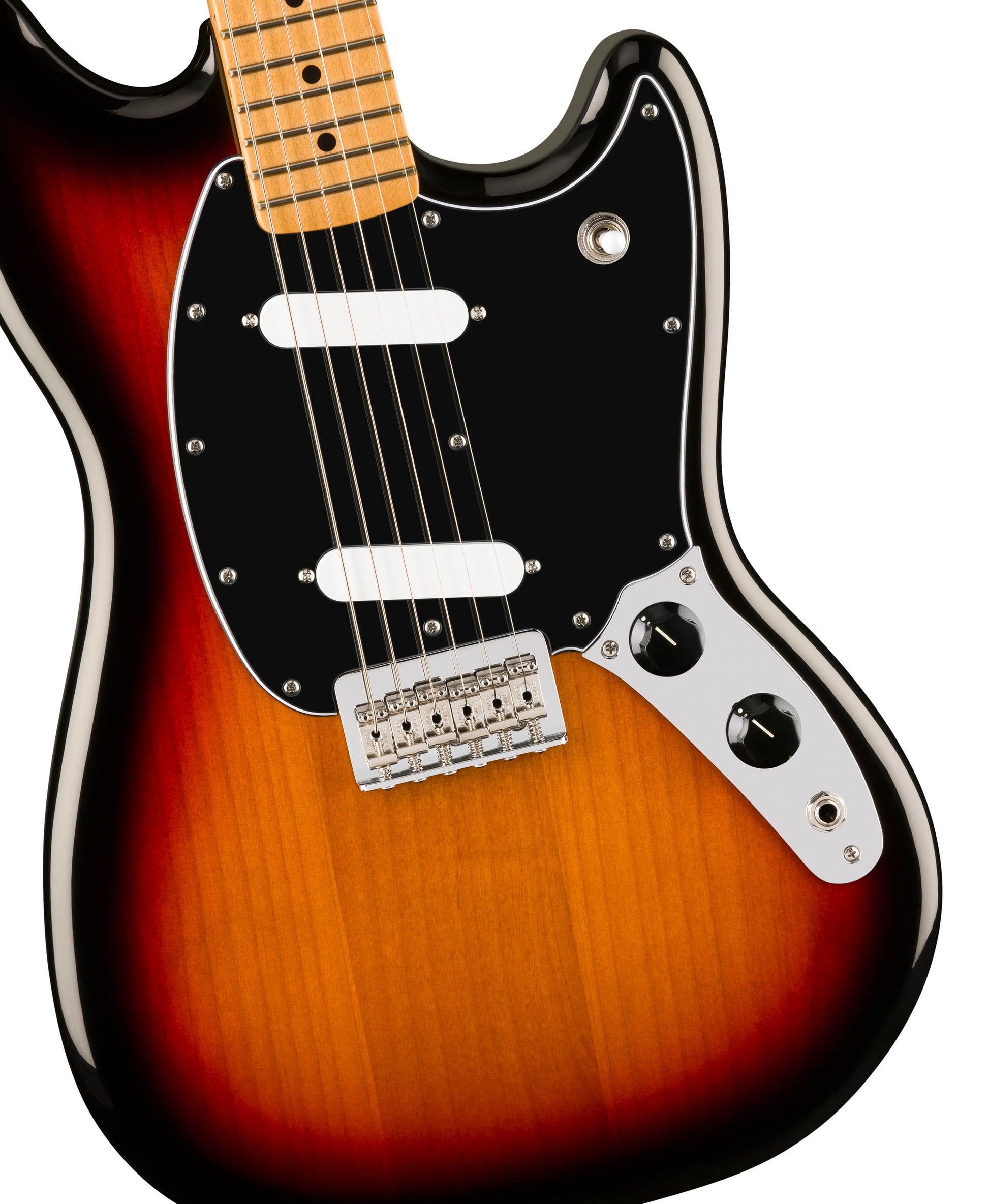 Fender Player II Mustang MN Guitarra Eléctrica 3 Colores Sunburst 4