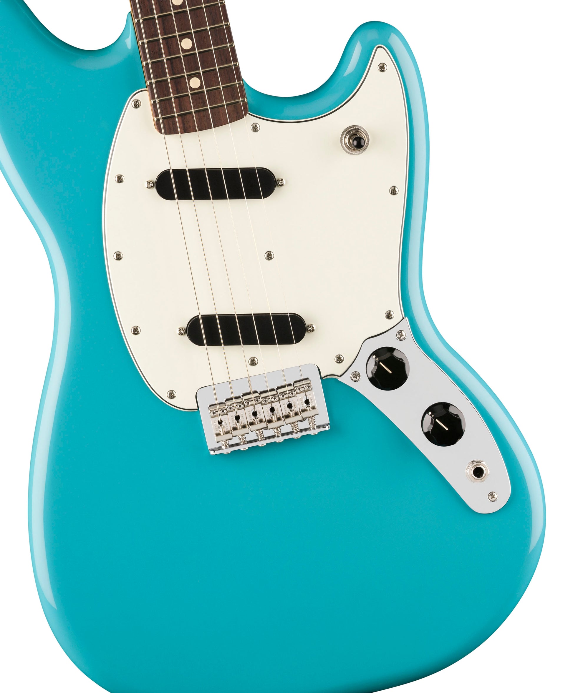 Fender Player II Mustang RW Guitarra Eléctrica Aquatone Blue 4