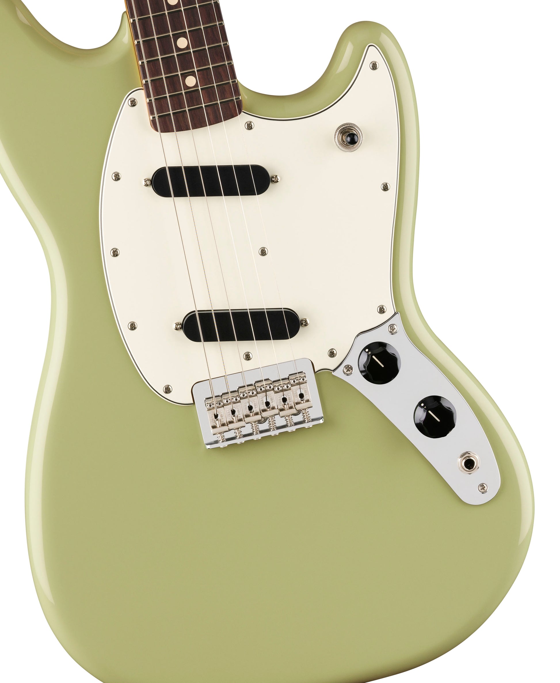 Fender Player II Mustang RW Guitarra Eléctrica Birch Green 4