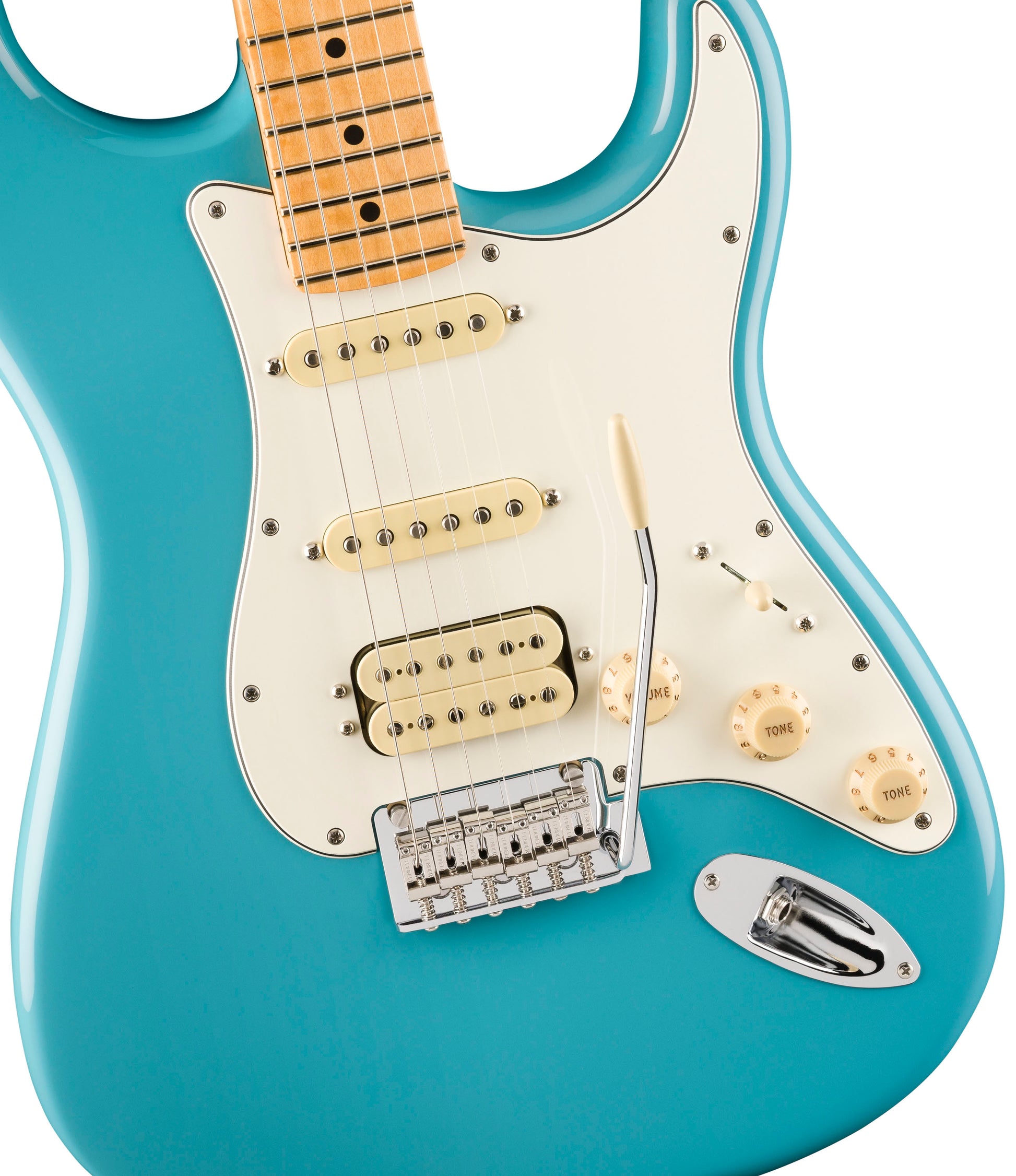 Fender Player II Stratocaster HSS MN Guitarra Eléctrica Aquatone Blue 4