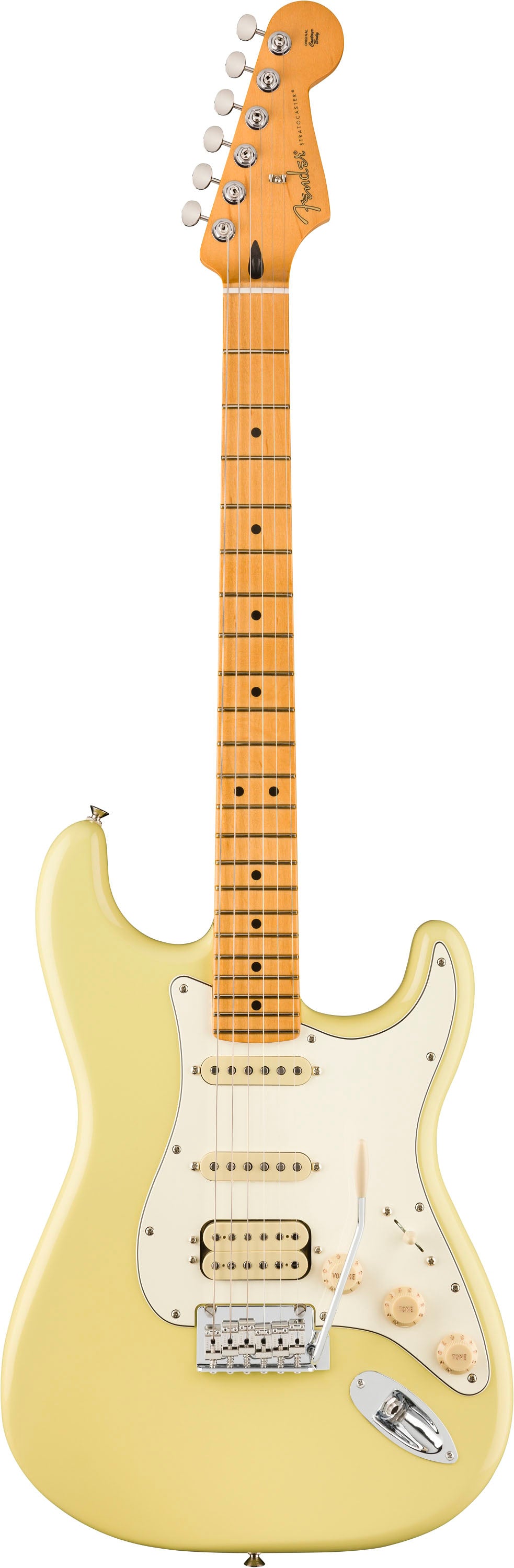 Fender Player II Stratocaster HSS MN Guitarra Eléctrica Hialeah Yellow 1