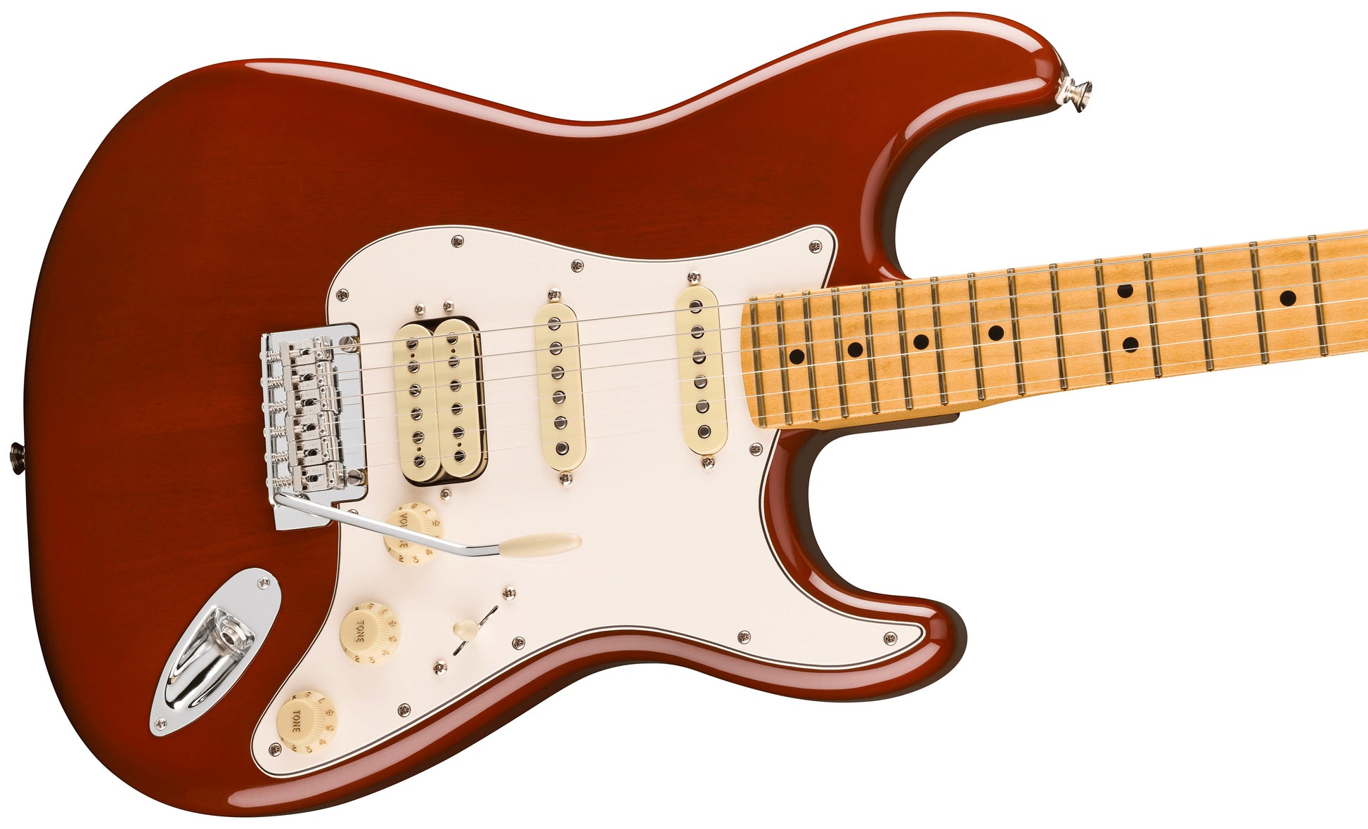 Fender Player II Stratocaster HSS MN Guitarra Eléctrica Transparent Mocha Burst 3