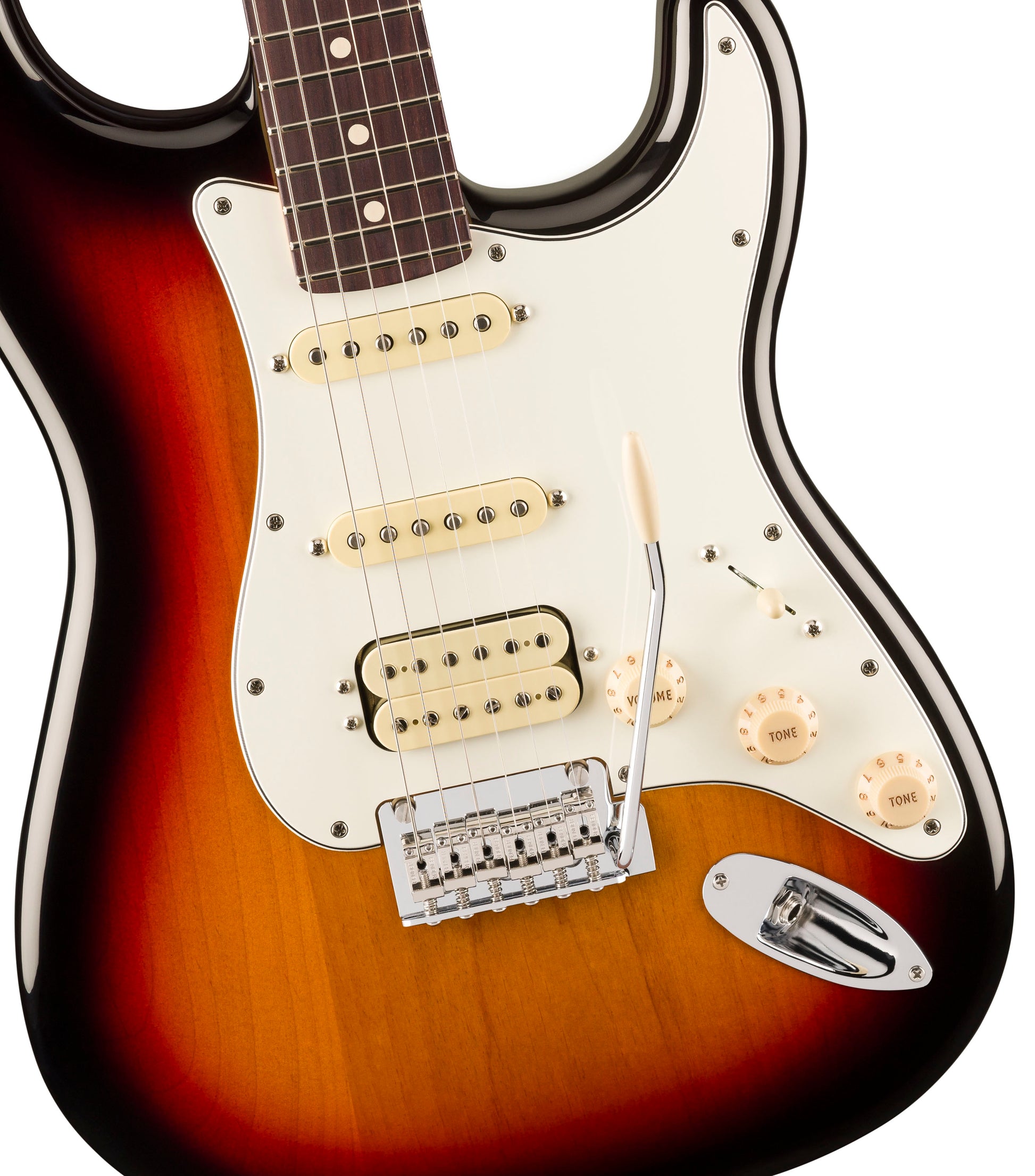 Fender Player II Stratocaster HSS RW Guitarra Eléctrica 3 Colores Sunburst 4