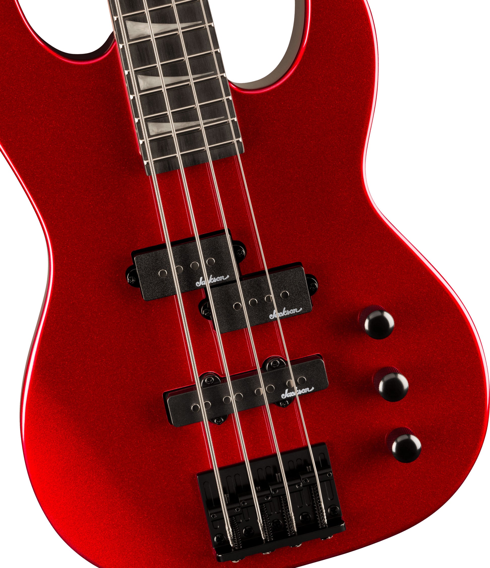 Jackson JS Series Concert Bass Minion JS1X AM Bajo Eléctrico Mini Metallic Red 3