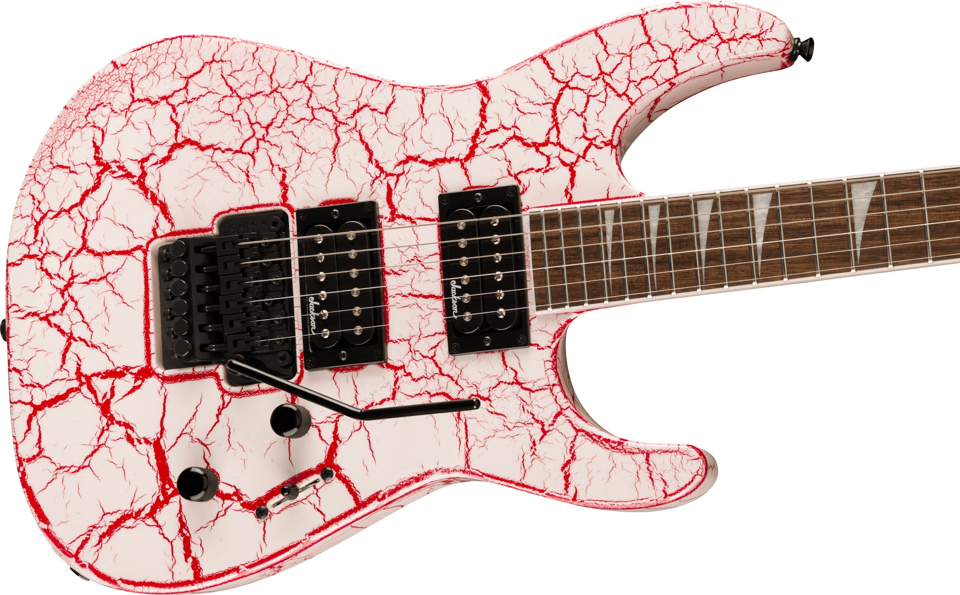 Jackson X Series Soloist SLX DX LA Guitarra Eléctrica Bloodshot Crackle 4