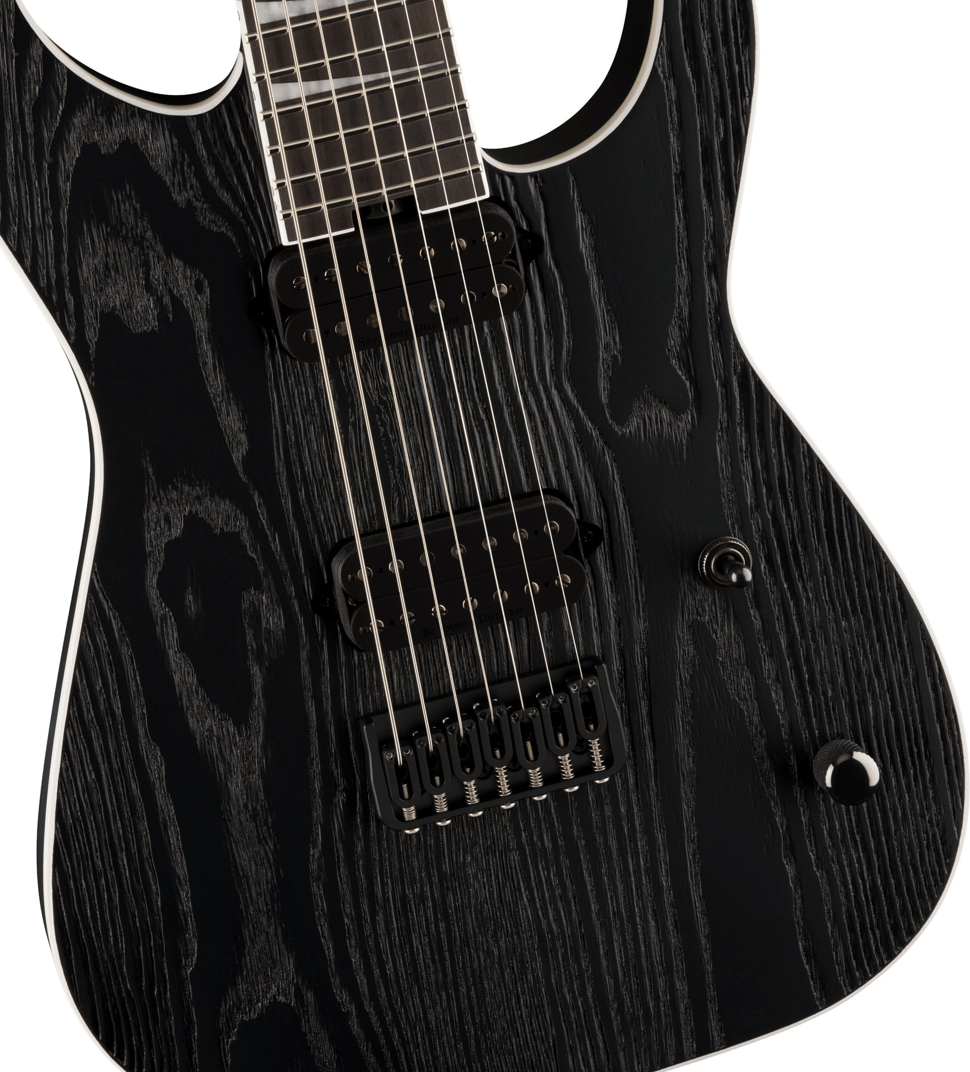 Jackson SL7 HT Pro Series Signature Jeff Loomis Soloist EB Guitarra eléctrica 7 cuerdas Black Ash 3