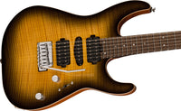 Charvel MJ DK24 HSH 2PT MAH FM WG Guitarra Eléctrica Antique Burst 4