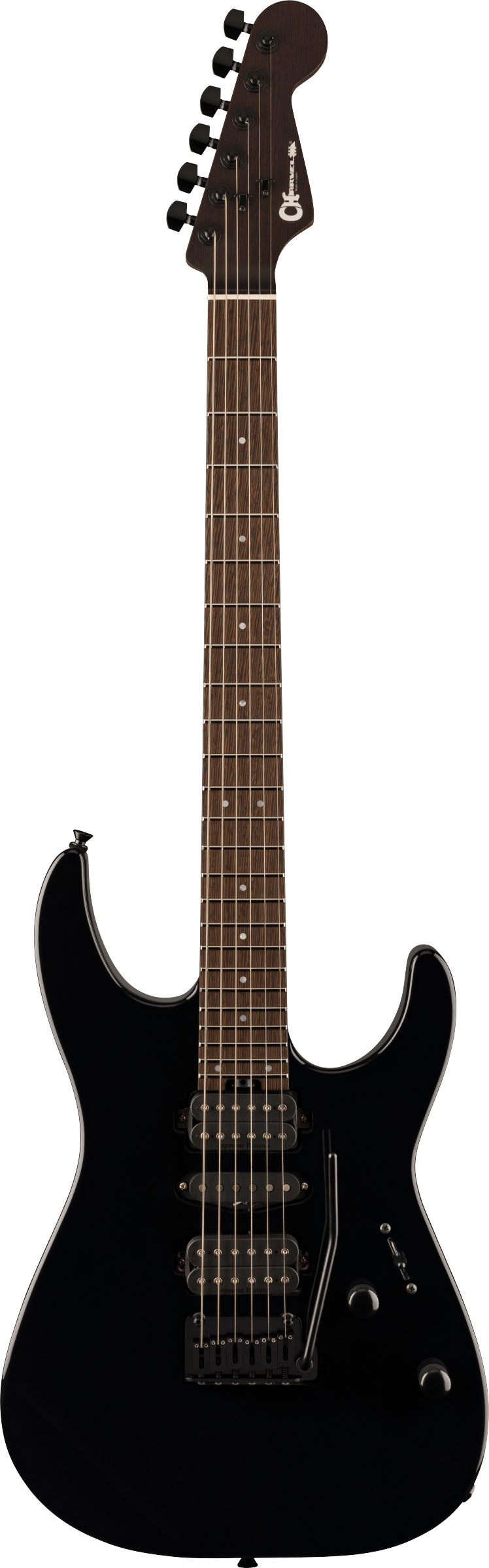 Charvel MJ DK24 HSH 2PT MAH WG Guitarra Eléctrica Negra 1