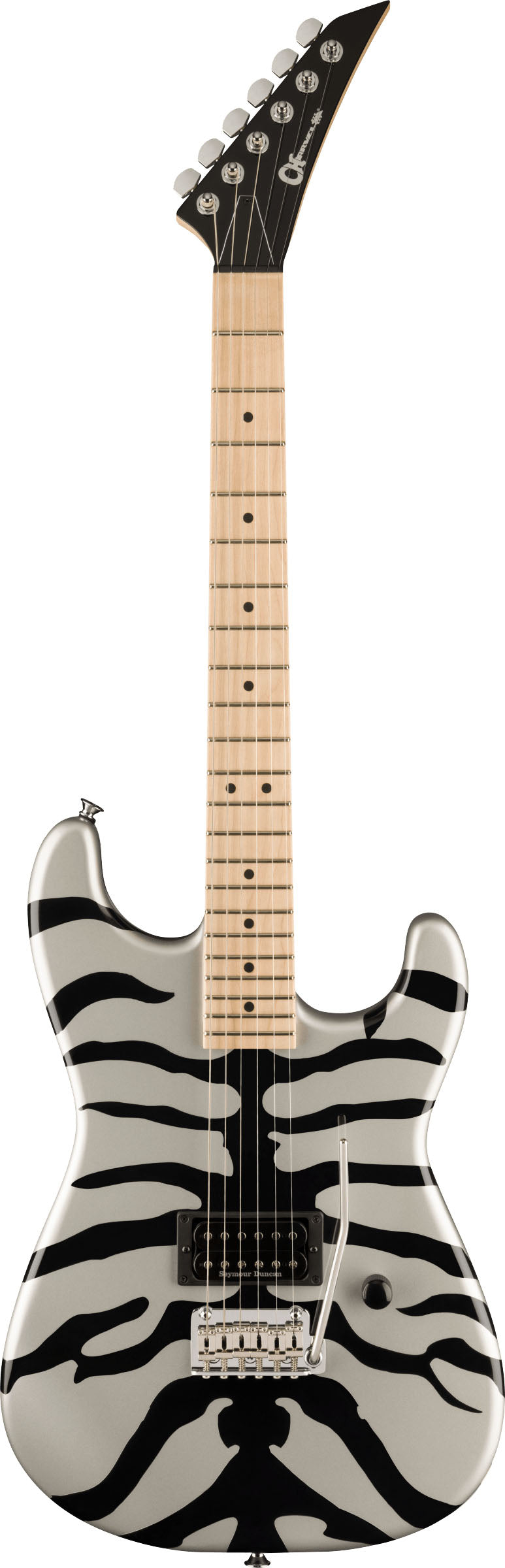 Charvel Super Stock SD1 H 2PT M MN Guitarra Eléctrica Silver Bengal 1