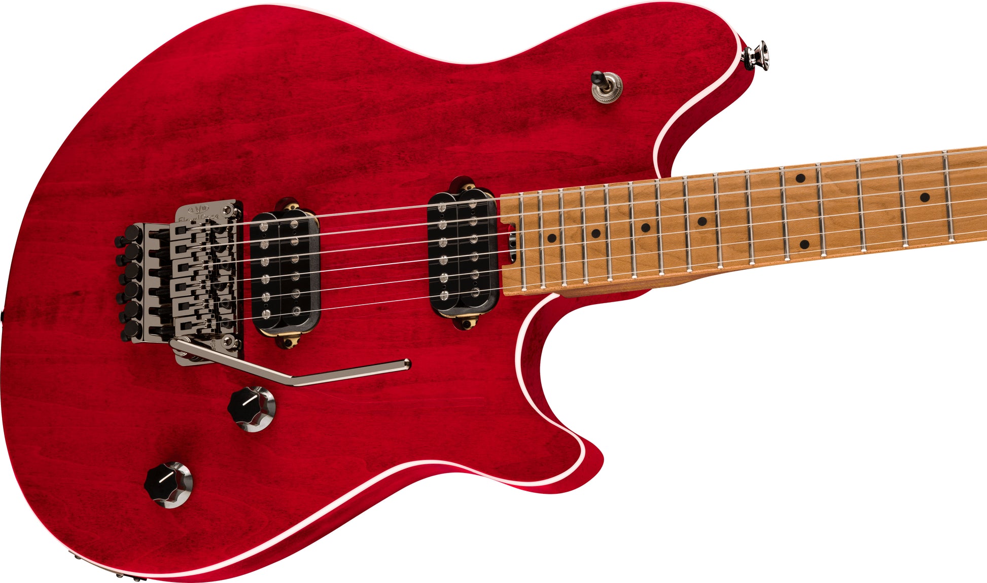 EVH Wolfgang WG Standard QM BMN Guitarra Eléctrica Wine Red 4