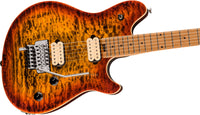 EVH Wolfgang Special QM BMN Guitarra Eléctrica Tiger Eye Glow 4