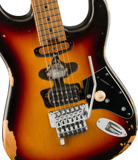 EVH Limited Edition Frankenstein Relic Series MN Guitarra Eléctrica Vintage Sunburst 3