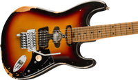 EVH Limited Edition Frankenstein Relic Series MN Guitarra Eléctrica Vintage Sunburst 4