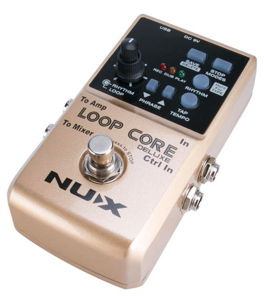 NUX Loop Core Deluxe Pack Pedal Looper con Pulsador NMP2 3