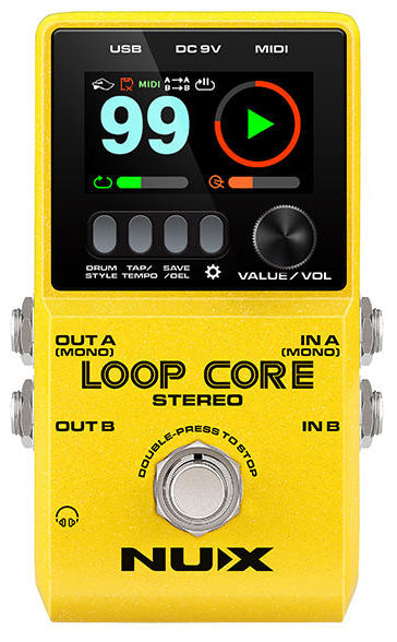 NUX Loop Core Stereo Pedal Looper Estéreo 1