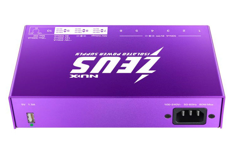 NUX NIP-Z10 Zeus Alimentador Pedales 10 Salidas 2