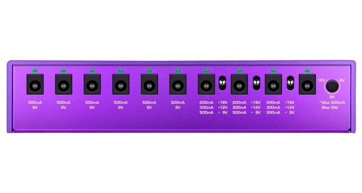 NUX NIP-Z10 Zeus Alimentador Pedales 10 Salidas 3