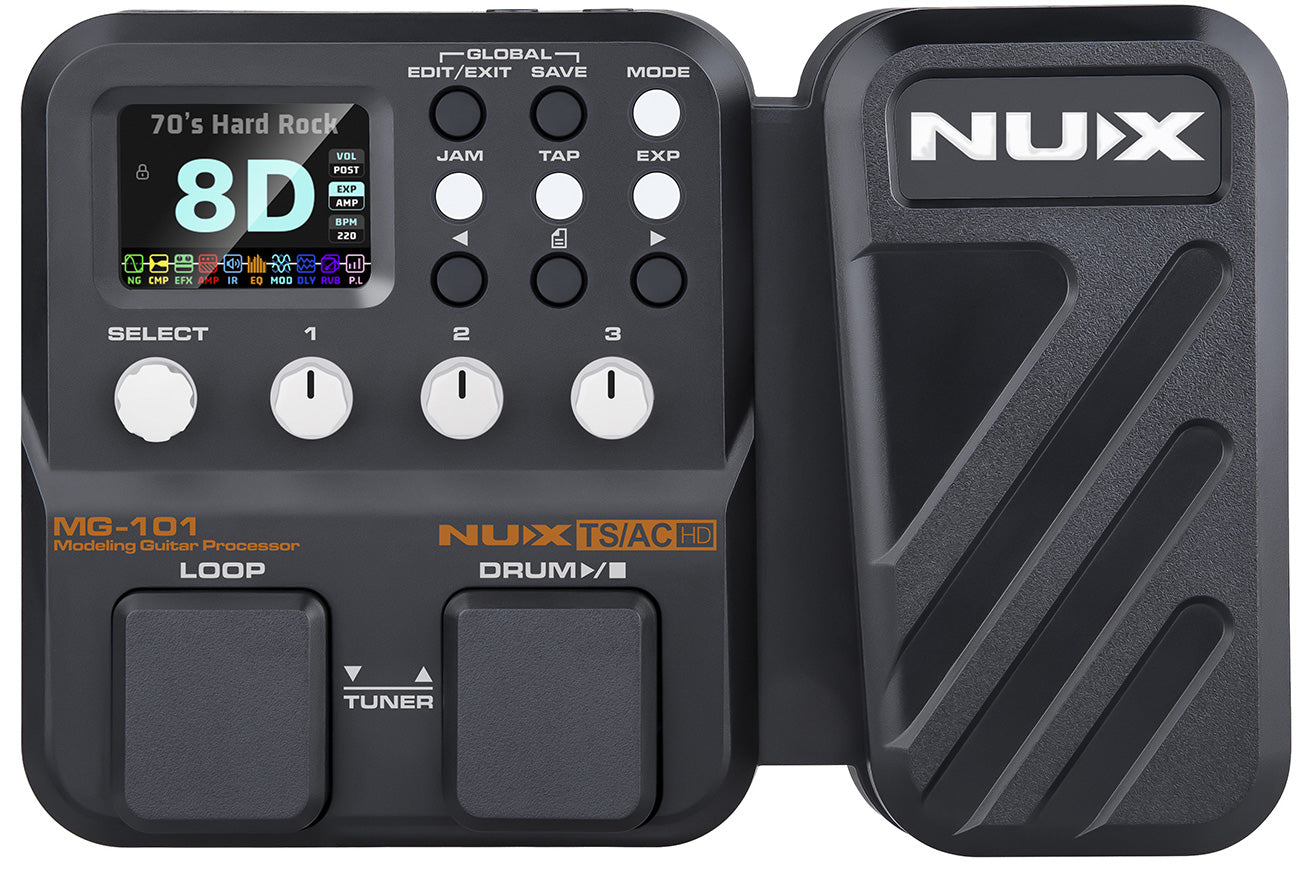 NUX MG101 Pedalera Multiefectos Guitarra 1