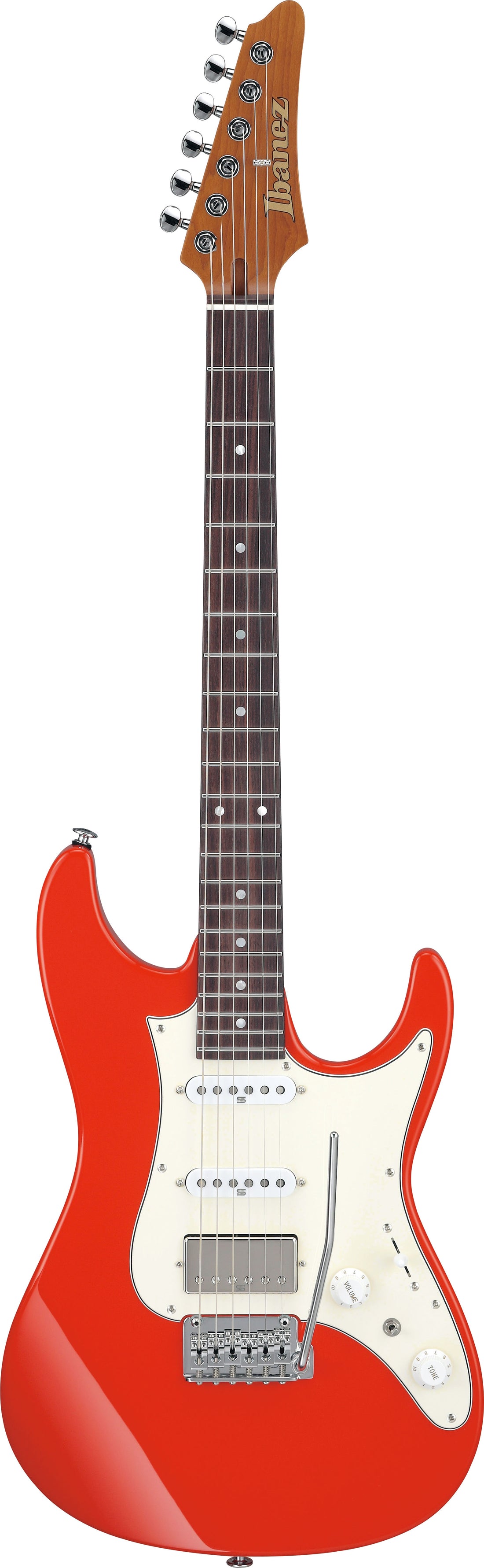 IBANEZ AZ2204NW VR Prestige Guitarra Eléctrica Vermillion Red 1