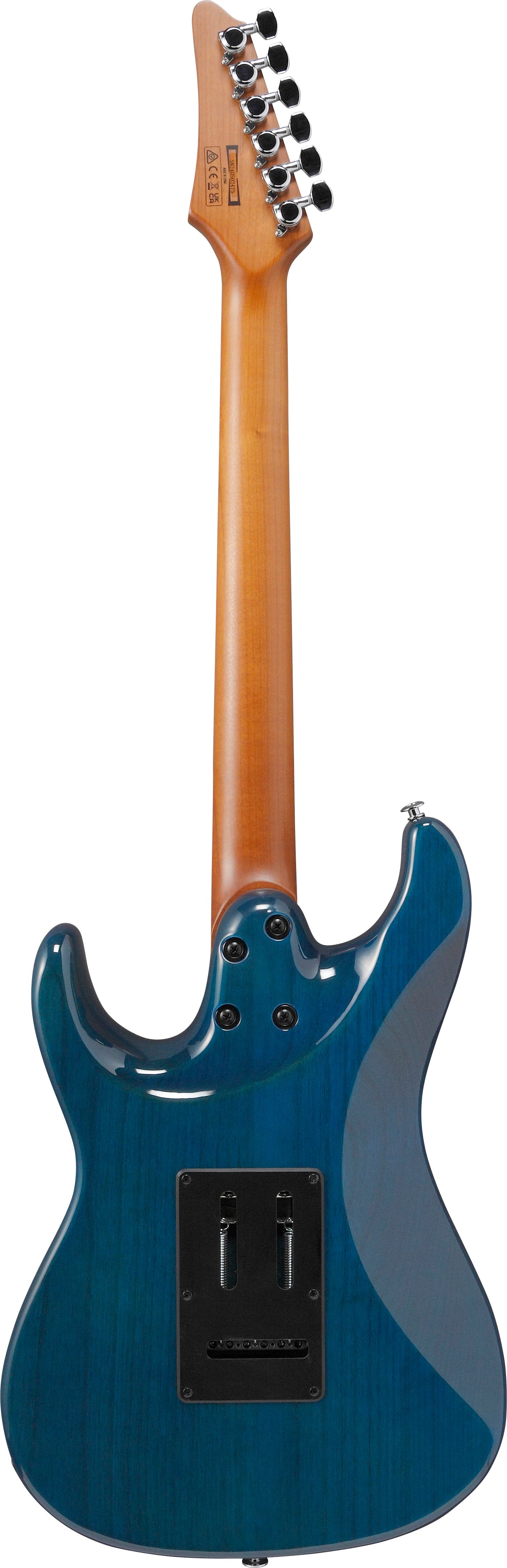 IBANEZ AZ22S1F TXB Guitarra Eléctrica Transparent Turquoise Burst 3